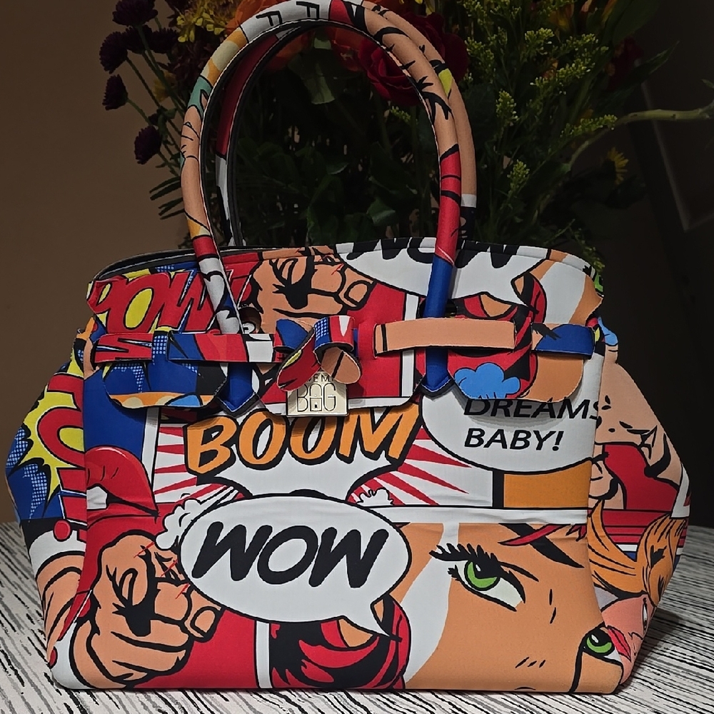 Pop Art Multicolor Satchel